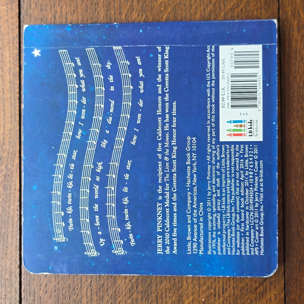 Twinkle, Twinkle, Little Star Board Book by - Picture 3 of 3